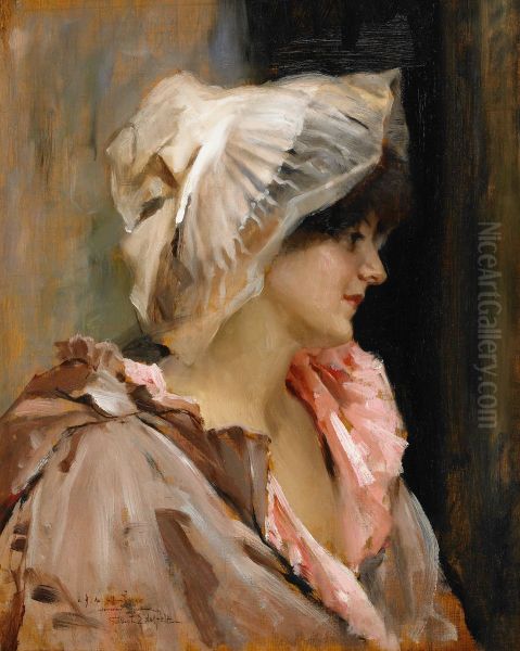Parisian lady in a Peignoir - view 1