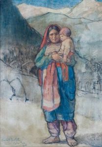 Afghani Mother & Child, Khyber Pass Afghani Mother & Child, Khyber Pass