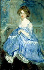Dancer in Blue by William James Glackens
