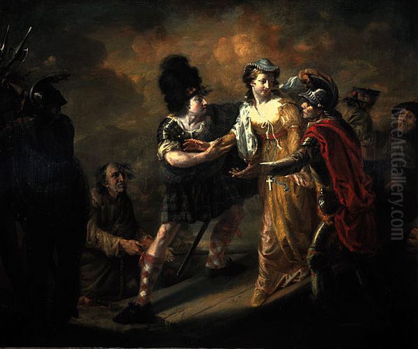 Mary, Queen of Scots Escaping from Loch Leven Castle - view 1