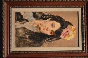 Mujer con mantilla negra Mujer con mantilla negra