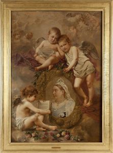 The Apotheosis Of Queen Victoria by Henry Campotosto