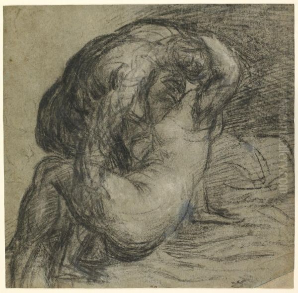A couple in embrace - view 1