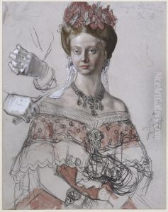 Princess Alexandrine of Prussia by Adolph von Menzel