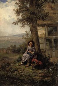 Knitting By A Tree by Henry Campotosto
