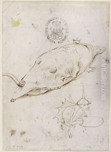 Two Monsters (verso) by Hieronymous Bosch