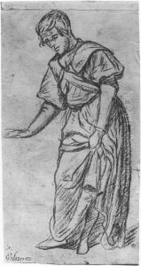 Study for the Guardian Angel in Christ after the Flagellation Contemplated by the Christian Soul