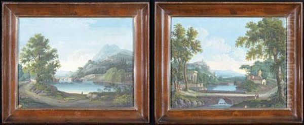 Paesaggio Fluviale Con Figure - view 1