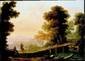 A) Paesaggio Con Apollo Tra I Pastori B) Paesaggio Con Narciso Alla Fonte