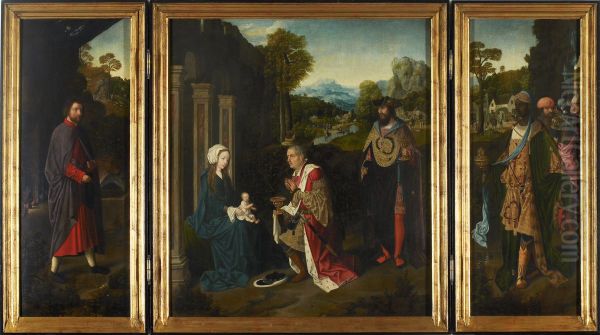 Aanbidding van de wijzen - view 1