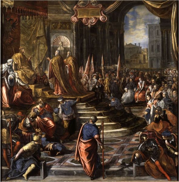 Ambassadors of Doge Ziani - view 1