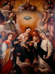 Los desposorios misticos de Santa Rosa de Lima