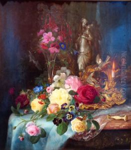Flowers and Jewelry by Frants Diderik Boe