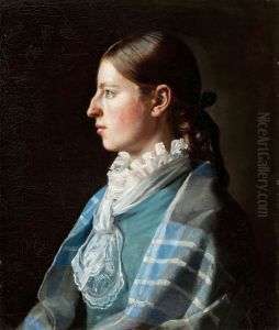 Portrait of the artist's fiancee, Anna Brondum.