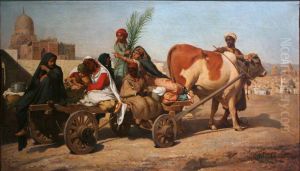 During the celebrations ofBayramin Cairo by Felix-Auguste Clement