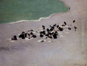 Laveuses a Etretat