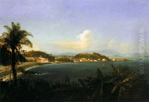 Lapa Beach and Morro do Castelo ("castle hill")
