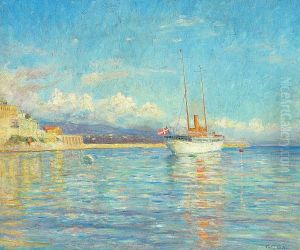 A Danish yacht at Monte Carlo.