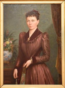 Portrait of Elisabeth Azema by Paul-Narcisse Salieres