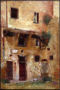 vecchie case in piazza davanzati a firenze