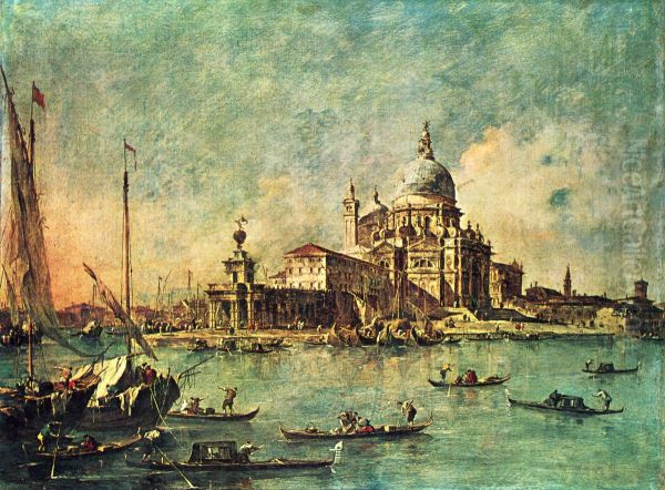 Blick auf Punta della Dogana und Santa Maria della Salute - view 1