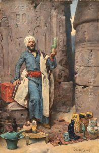 The Jade-green IsisorThe Egyptian Antiques Seller by Charles Wilda