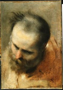 Head of a Bearded Man Looking to Lower Left (Nicodemus)