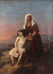 Agar e Ismael en el desierto Agar e Ismael en el desierto
