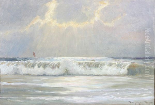Breaking waves, Skagen. - view 1