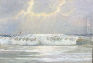 Breaking waves, Skagen. Breaking waves, Skagen.