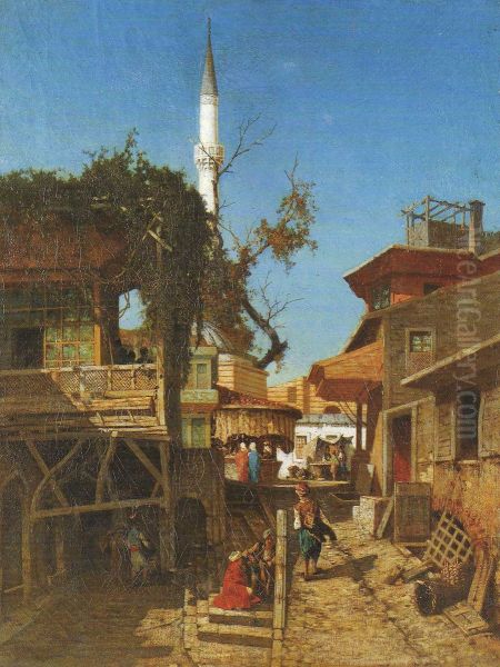 Carrefour de Sainte-Sophie a Constantinople. - view 1