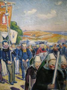 Procession bretonne by Raoul Carre