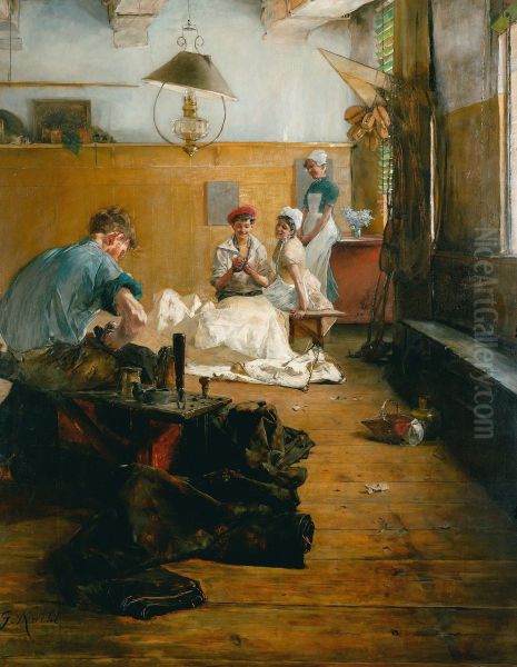 Sailmaker's workshop in Lubeck, Germany - view 1