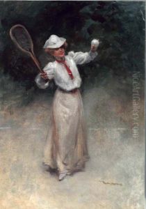 Lady playing Tennis Lady playing Tennis
