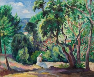 Sous-bois a la Moutte, Saint-Tropez by Henri Manguin