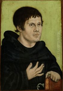 Posthumes Bildnis Martin Luthers (1483-1546) als Augustinermonch