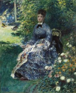 La tapisserie dans le parc, Camille Monet