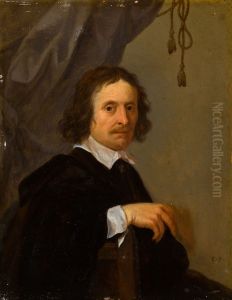 Self-portrait by Cornelius van Poelenburgh