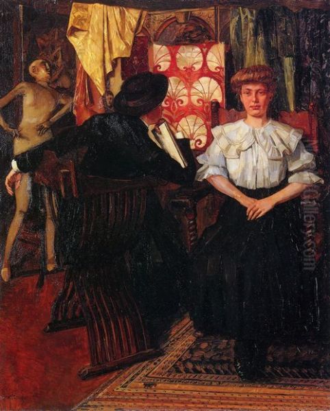 Atelierszene - view 1