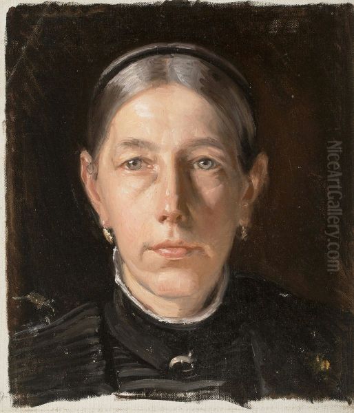Hulda Brondum. Studie. - view 1