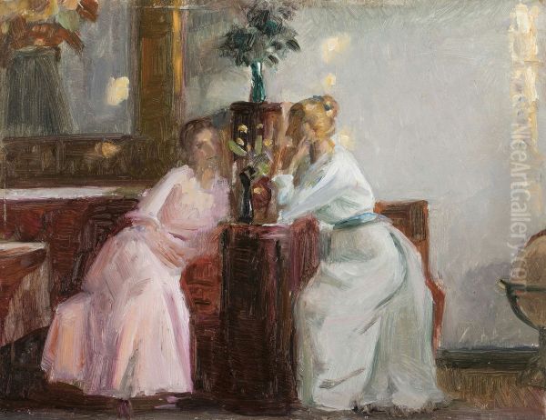 Conversation in the West Room. - view 1