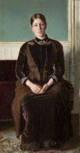 Anna Ancher seated in the North Room. Anna Ancher seated in the North Room.