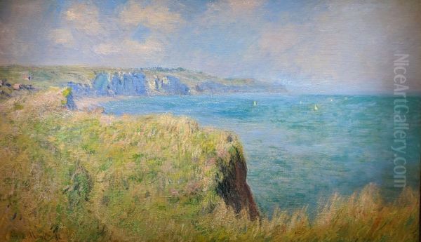 Bord des falaises a Pourville - view 1