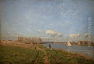 Bords de la Seine a Argenteuil by Alfred Sisley