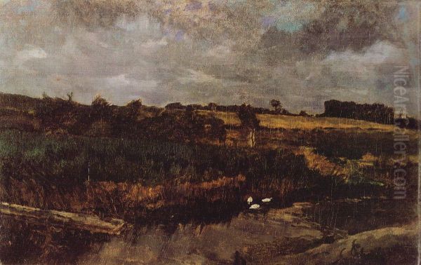 Thunderstorm mood at Ferch - view 1