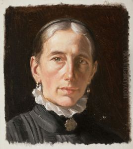 Marie Brondum. Study.