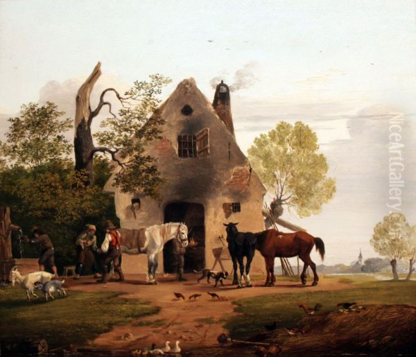 Vor der Schmiede - view 1