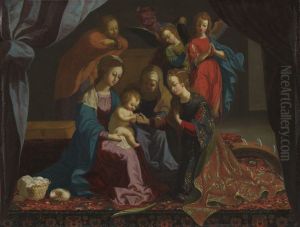 The Mystic Marriage of Saint Catharine by Josefa de Obidos