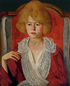 Une Francaise, Portrait of Mrs. Adeline Harold Pynchon by Boris Grigoriev