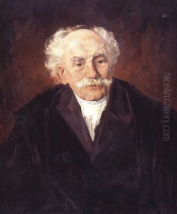 Professor Willem van der Vlugt (1853-1928), law professor Leiden University by Menso Kamerlingh Onnes